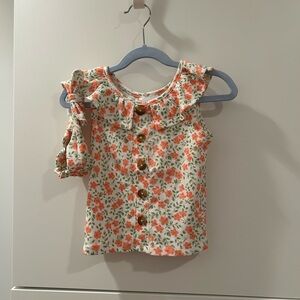 Little Lass Top with Headband Size 4